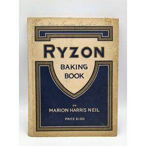 Ryzon Baking Book Marion Harris Neil 1933 Vintage Cookbook Recipes and Pics